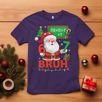 67 Teacher Christmas T Shirt Santa Six Seven Meme Math Equation Bruh - Wonder Print Shop