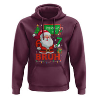 67 Teacher Christmas Hoodie Santa Six Seven Meme Math Equation Bruh - Wonder Print Shop