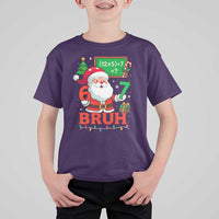 67 Teacher Christmas T Shirt For Kid Santa Six Seven Meme Math Equation Bruh - Wonder Print Shop