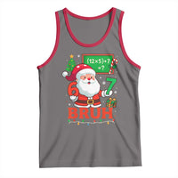 67 Teacher Christmas Tank Top Santa Six Seven Meme Math Equation Bruh - Wonder Print Shop