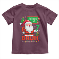 67 Teacher Christmas Toddler T Shirt Santa Six Seven Meme Math Equation Bruh - Wonder Print Shop