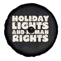 Holiday Lights Human Rights Christmas Spare Tire Cover - Wonder Print Shop
