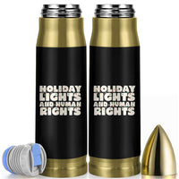 Holiday Lights Human Rights Christmas Bullet Tumbler - Wonder Print Shop
