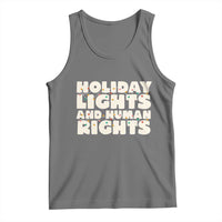 Holiday Lights Human Rights Christmas Tank Top - Wonder Print Shop