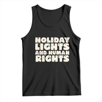 Holiday Lights Human Rights Christmas Tank Top - Wonder Print Shop