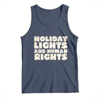 Holiday Lights Human Rights Christmas Tank Top - Wonder Print Shop