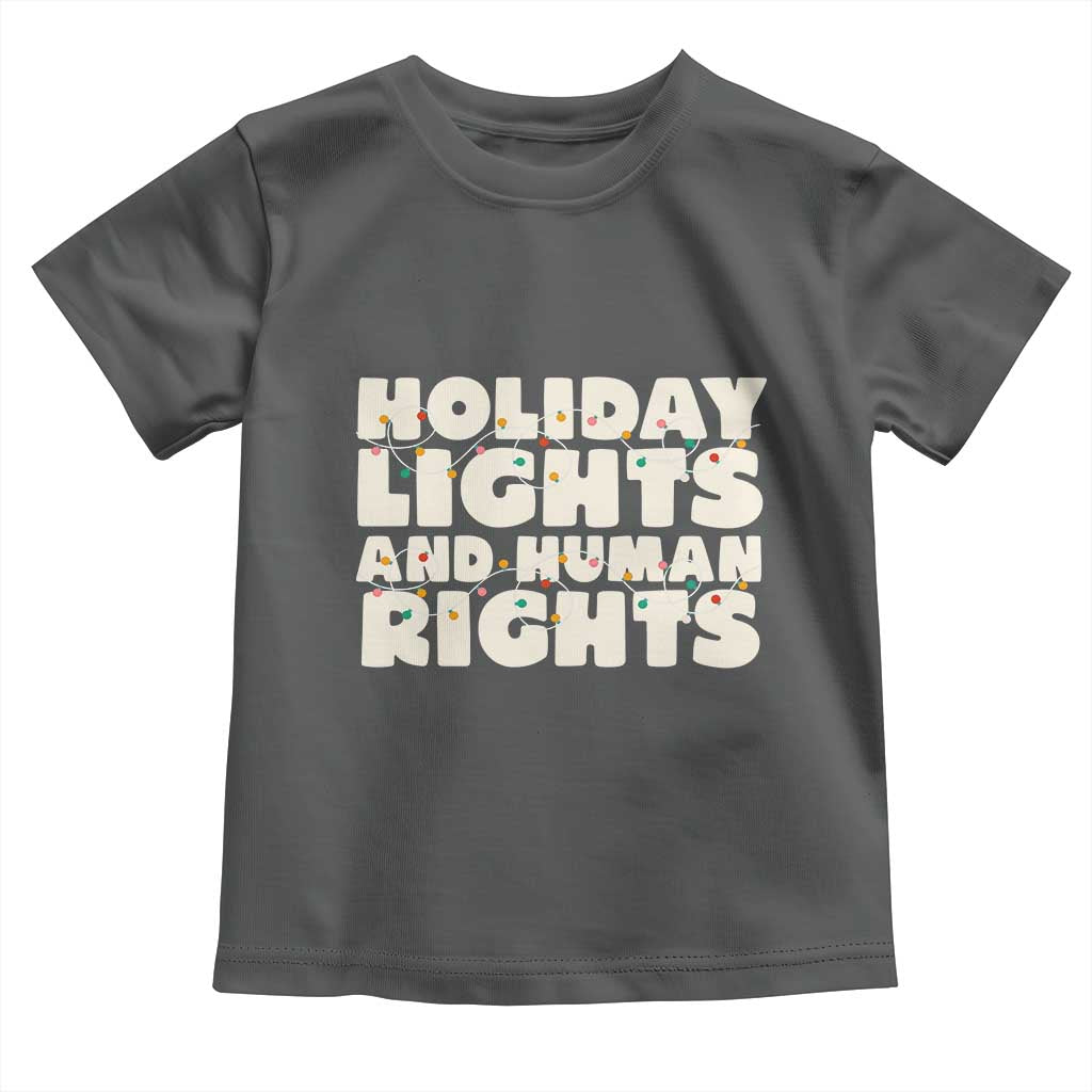 Holiday Lights Human Rights Christmas Toddler T Shirt - Wonder Print Shop