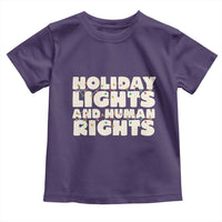 Holiday Lights Human Rights Christmas Toddler T Shirt - Wonder Print Shop