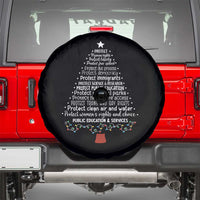Protect Democracy Christmas Tree Spare Tire Cover Anti Fascism Social Justice - Wonder Print Shop