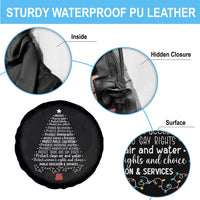 Protect Democracy Christmas Tree Spare Tire Cover Anti Fascism Social Justice - Wonder Print Shop