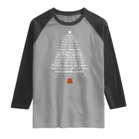Protect Democracy Christmas Tree Raglan Shirt Anti Fascism Social Justice - Wonder Print Shop