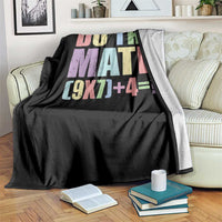 Funny Six Seven 6 7 Meme Teacher Throw Blanket Brainrot Girls Kids Teens - Wonder Print Shop