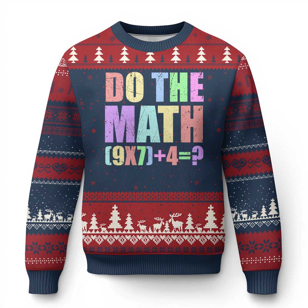 Funny Six Seven 6 7 Meme Teacher Ugly Christmas Sweater Brainrot Girls Kids Teens - Wonder Print Shop