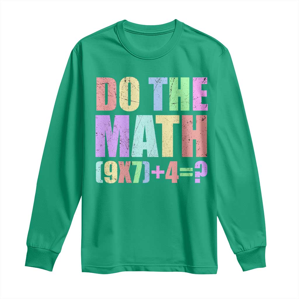Funny Six Seven 6 7 Meme Teacher Long Sleeve Shirt Brainrot Girls Kids Teens - Wonder Print Shop