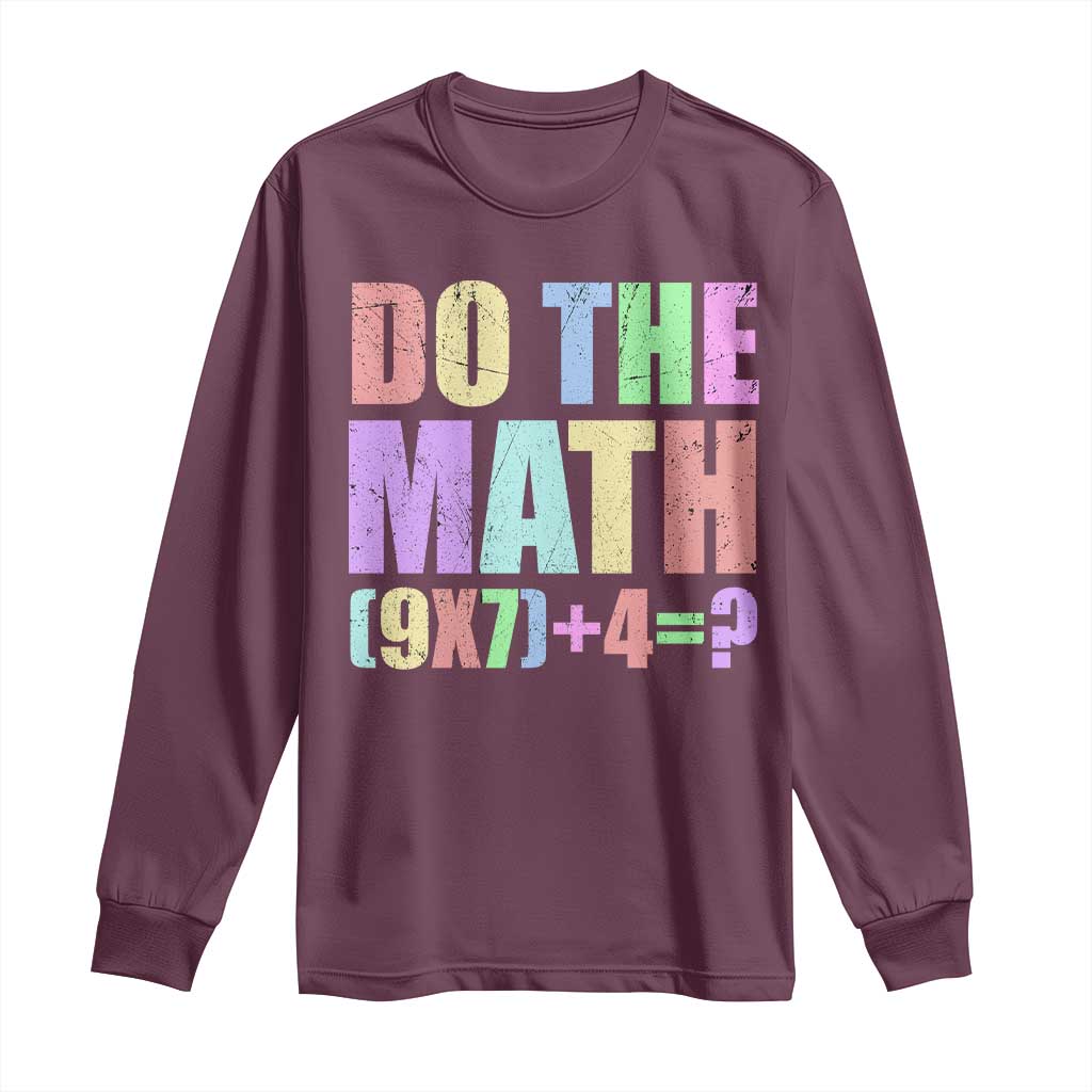 Funny Six Seven 6 7 Meme Teacher Long Sleeve Shirt Brainrot Girls Kids Teens - Wonder Print Shop