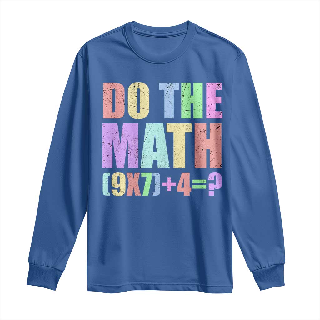 Funny Six Seven 6 7 Meme Teacher Long Sleeve Shirt Brainrot Girls Kids Teens - Wonder Print Shop