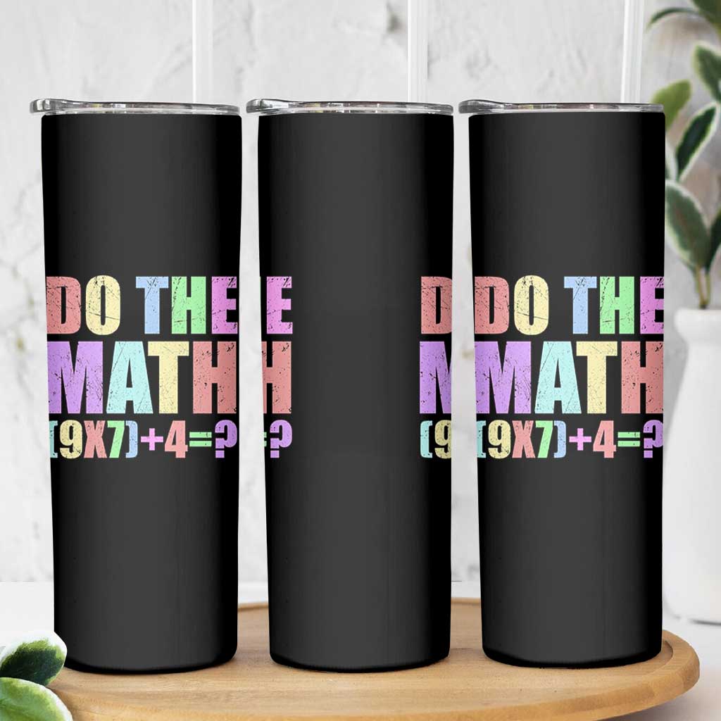 Funny Six Seven 6 7 Meme Teacher Skinny Tumbler Brainrot Girls Kids Teens - Wonder Print Shop