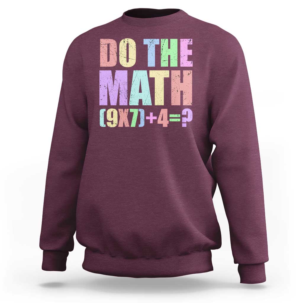 Funny Six Seven 6 7 Meme Teacher Sweatshirt Brainrot Girls Kids Teens - Wonder Print Shop
