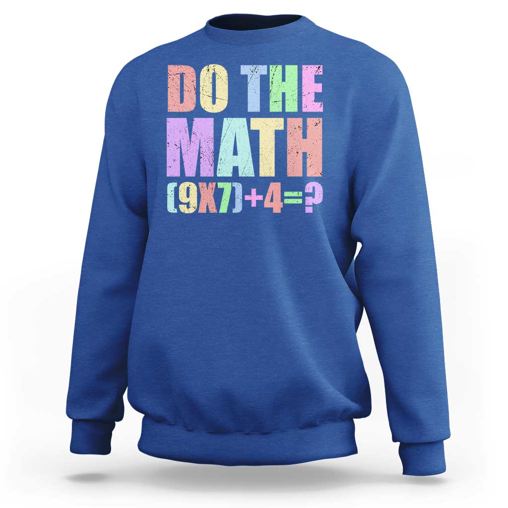 Funny Six Seven 6 7 Meme Teacher Sweatshirt Brainrot Girls Kids Teens - Wonder Print Shop