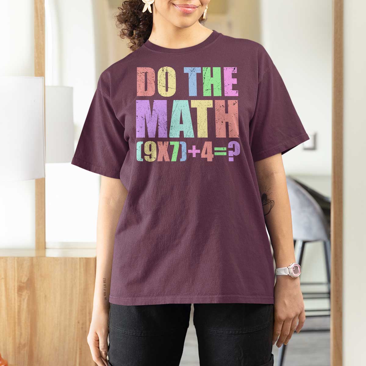 Funny Six Seven 6 7 Meme Teacher T Shirt For Women Brainrot Girls Kids Teens - Wonder Print Shop