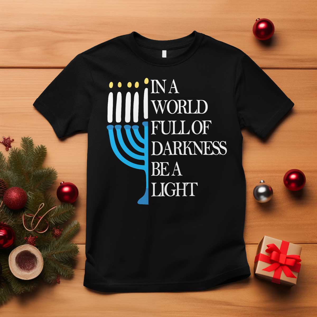 Happy Hanukkah T Shirt Jewish Video Game Gamer Hanukkah Chanukah - Wonder Print Shop