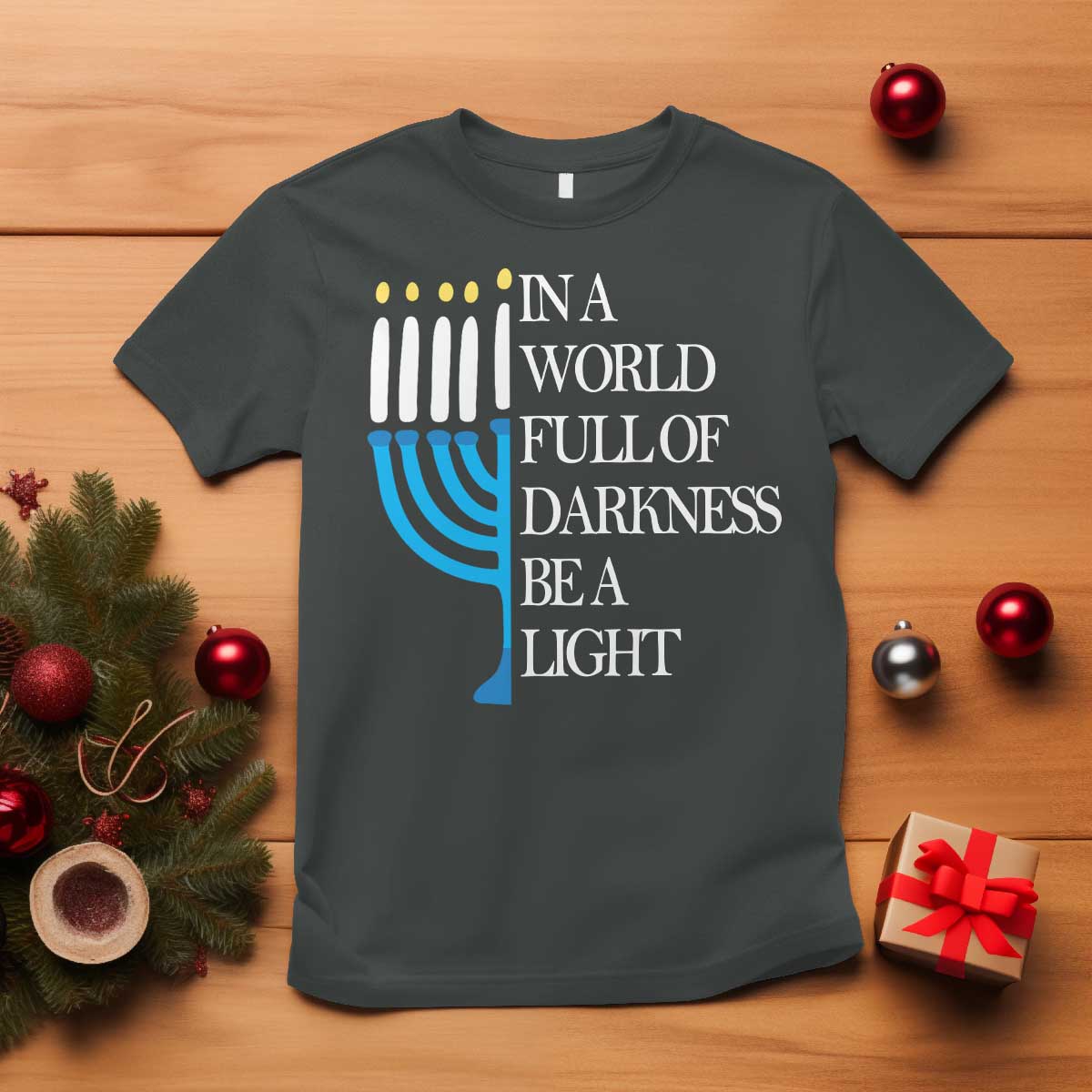 Happy Hanukkah T Shirt Jewish Video Game Gamer Hanukkah Chanukah - Wonder Print Shop