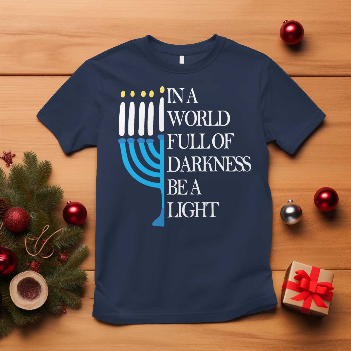 Happy Hanukkah T Shirt Jewish Video Game Gamer Hanukkah Chanukah - Wonder Print Shop