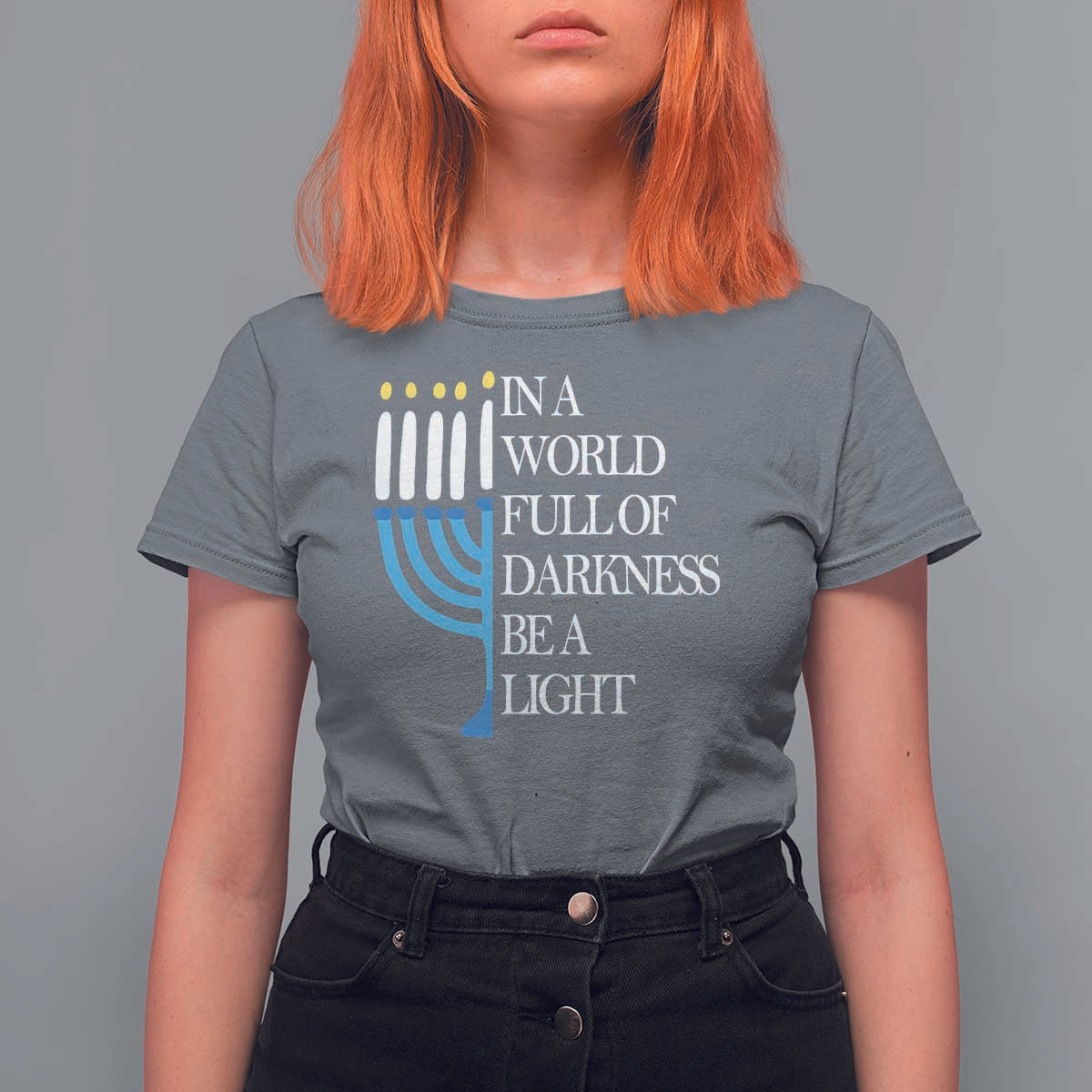 Happy Hanukkah T Shirt For Women Jewish Video Game Gamer Hanukkah Chanukah - Wonder Print Shop