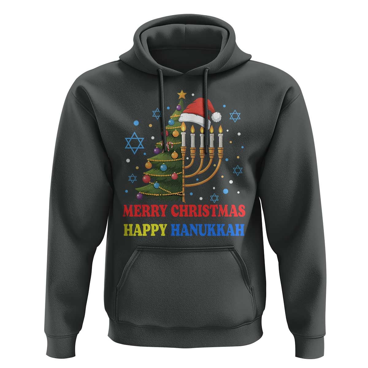 Merry Chrismukkah Happy Christmas Hanukkah Hoodie