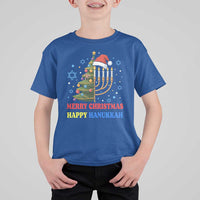 Merry Chrismukkah Happy Christmas Hanukkah T Shirt For Kid - Wonder Print Shop