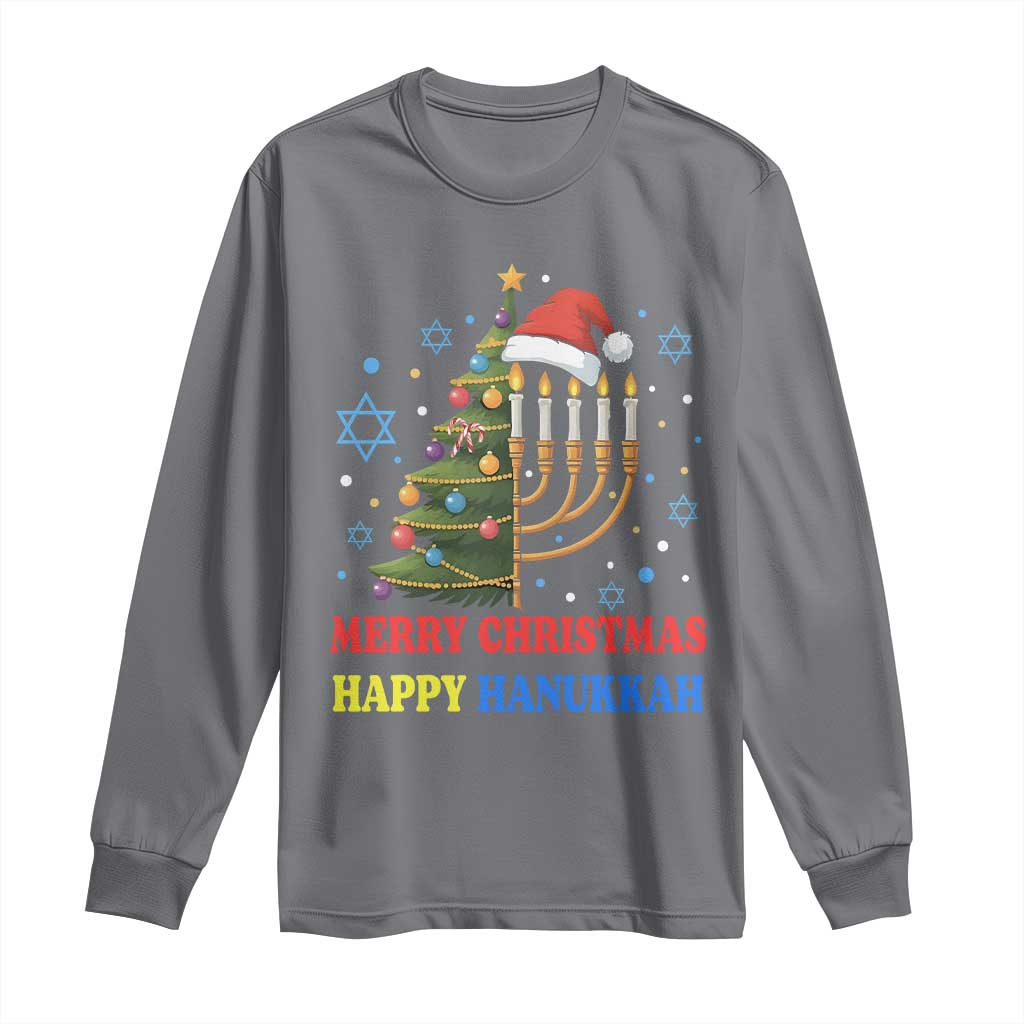 Merry Chrismukkah Happy Christmas Hanukkah Long Sleeve Shirt