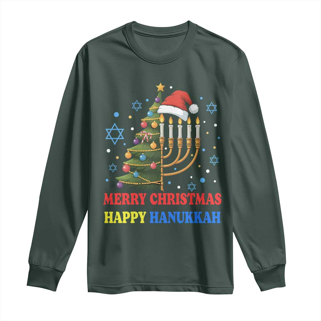 Merry Chrismukkah Happy Christmas Hanukkah Long Sleeve Shirt