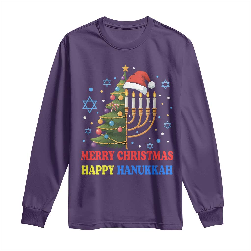 Merry Chrismukkah Happy Christmas Hanukkah Long Sleeve Shirt