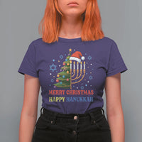 Merry Chrismukkah Happy Christmas Hanukkah T Shirt For Women - Wonder Print Shop
