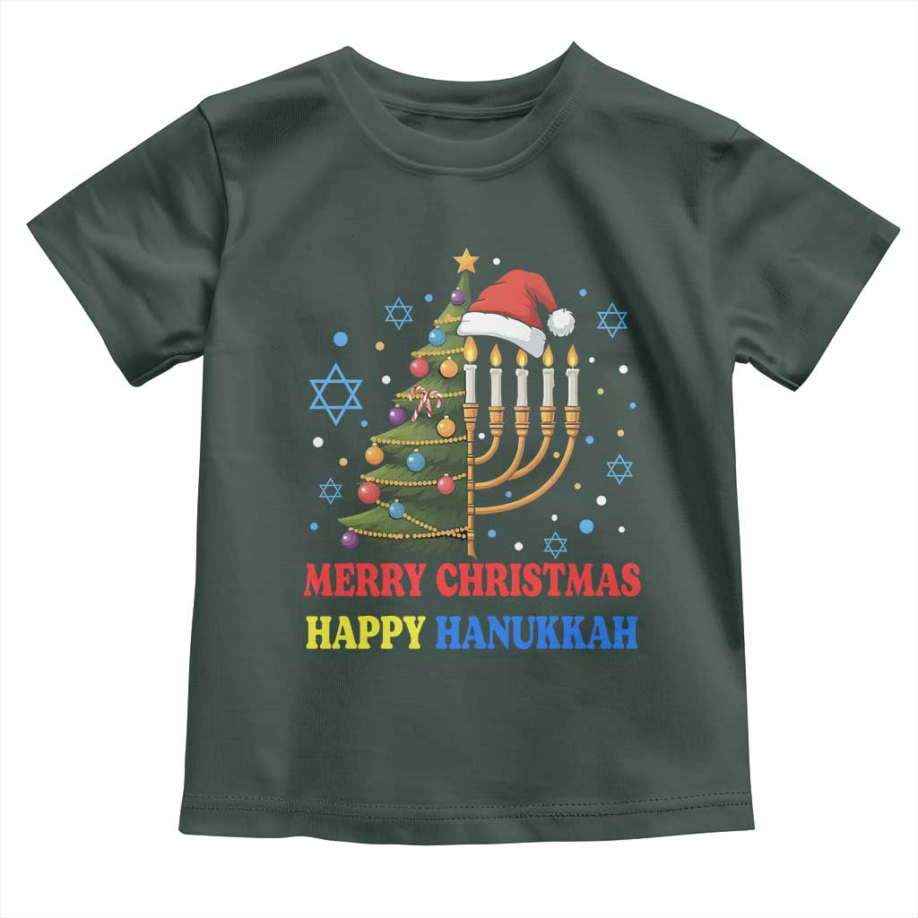 Merry Chrismukkah Happy Christmas Hanukkah Toddler T Shirt