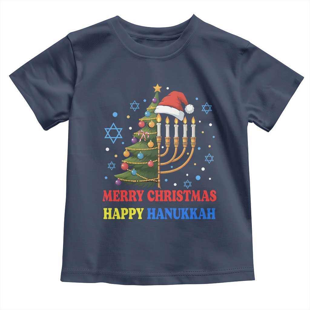 Merry Chrismukkah Happy Christmas Hanukkah Toddler T Shirt