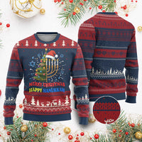 Merry Chrismukkah Happy Xmas Hanukkah Ugly Christmas Sweater - Wonder Print Shop