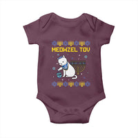 Happy Hanukkah Baby Onesie Menorah Meowzel Tov Ugly Hanukkah