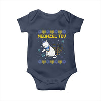Happy Hanukkah Baby Onesie Menorah Meowzel Tov Ugly Hanukkah