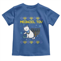 Happy Hanukkah Toddler T Shirt Menorah Meowzel Tov Ugly Hanukkah