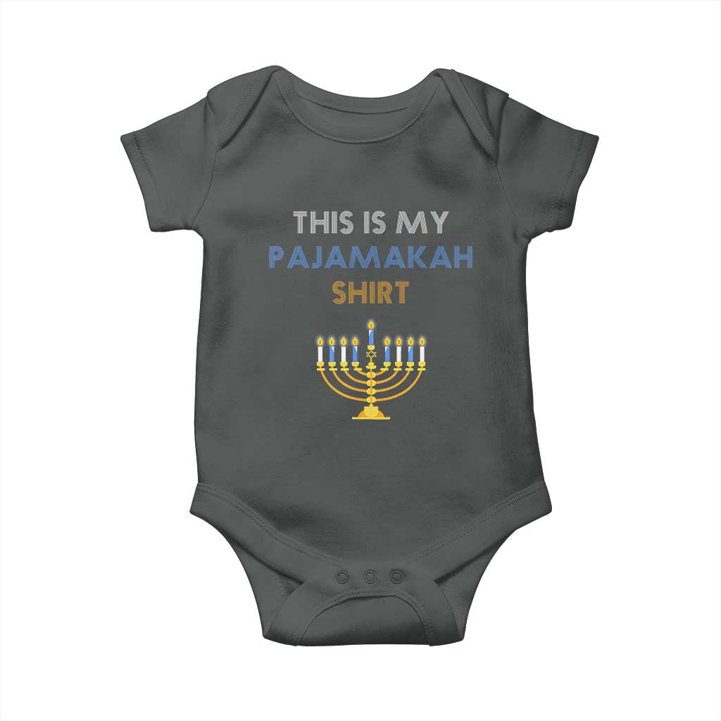 Funny Hanukkah Pajama Baby Onesie This is My Pajamakah Gift