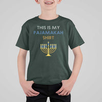 Funny Hanukkah Pajama T Shirt For Kid This is My Pajamakah Gift - Wonder Print Shop