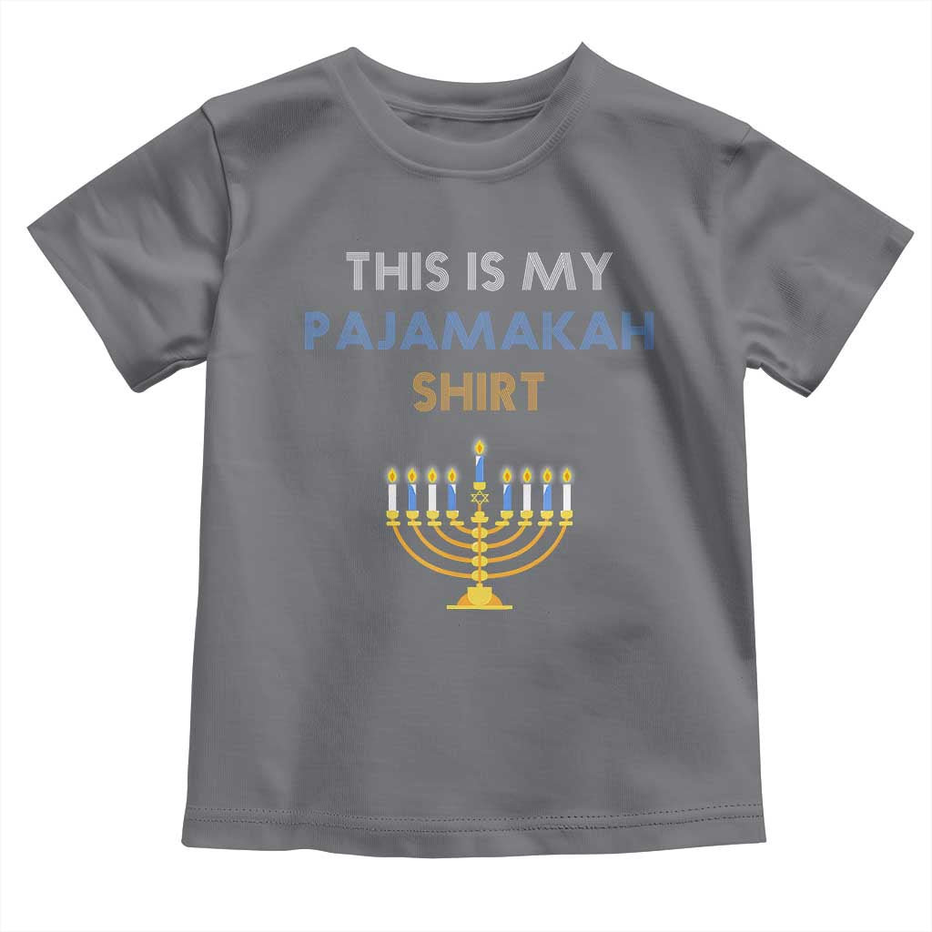 Funny Hanukkah Pajama Toddler T Shirt This is My Pajamakah Gift