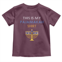 Funny Hanukkah Pajama Toddler T Shirt This is My Pajamakah Gift