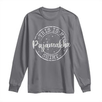 Funny Hanukkah Long Sleeve Shirt This is My Pajamakah Pajama Gift