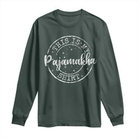 Funny Hanukkah Long Sleeve Shirt This is My Pajamakah Pajama Gift