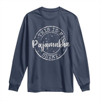Funny Hanukkah Long Sleeve Shirt This is My Pajamakah Pajama Gift
