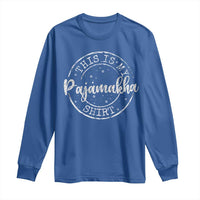 Funny Hanukkah Long Sleeve Shirt This is My Pajamakah Pajama Gift