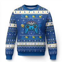 Happy Hanukkah Hanukkah Ugly Sweater Jewish Video Game Gamer Chanukah - Wonder Print Shop