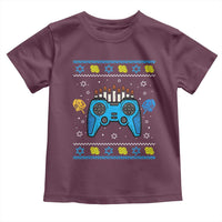 Happy Hanukkah Toddler T Shirt Jewish Video Game Gamer Ugly Hanukkah Chanukah